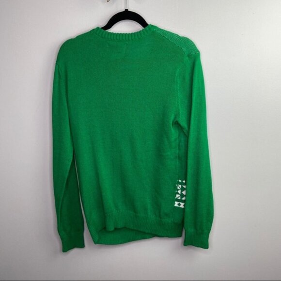 Mohawk Santa Claus green sweater Sz‎ XL - Picture 6 of 6